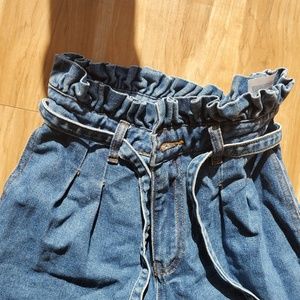 Scrunch waist boyfriend Jean